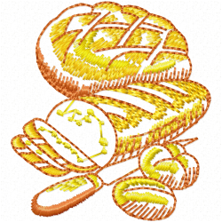 Foods And Sweets Embroidery Design 10 Foods And Sweets Embroidery Design 10